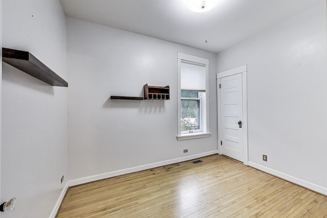 5357 N Wayne Ave, Chicago, IL 60640 - empty room with hardwood / wood-style flooring and baseboards