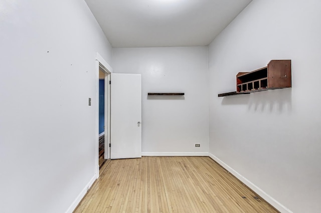5357 N Wayne Ave, Chicago, IL 60640 - spare room featuring hardwood / wood-style floors and baseboards
