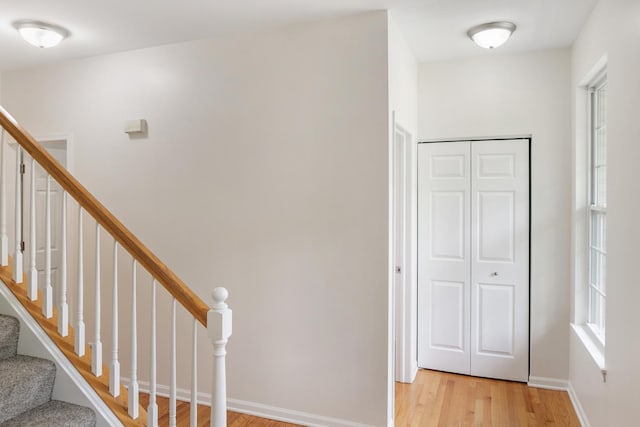 240 Regency Blvd, Sugar Grove, IL 60554 - staircase with wood finished floors, healthy amount of natural light, and baseboards