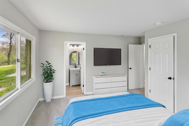 505 Barbara Ct, University Park, IL 60484 - bedroom featuring light colored carpet and connected bathroom