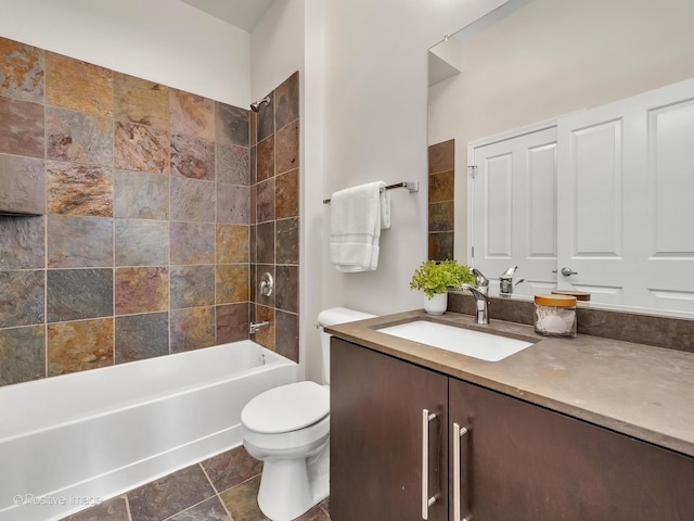 1464 S Michigan Ave Unit 2201, Chicago, IL 60605 - full bathroom with vanity, toilet, and bathtub / shower combination