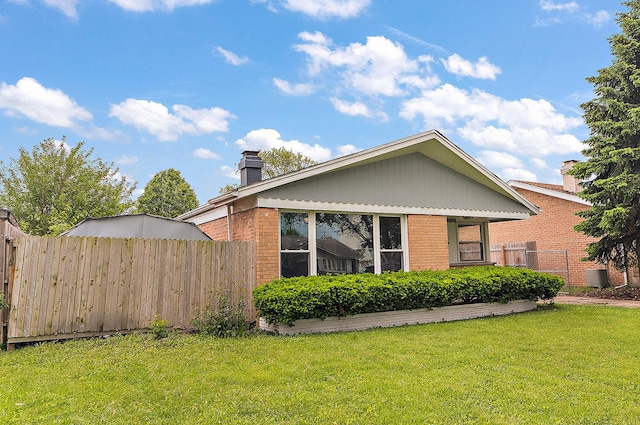 12237 S Avers Ave, Alsip, IL 60803 - view of front facade with a chimney and brick siding