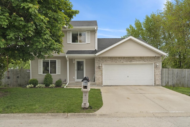3805 Brighton Ct, Zion, IL 60099 - traditional-style house with an attached garage, driveway, roof with shingles, and brick siding