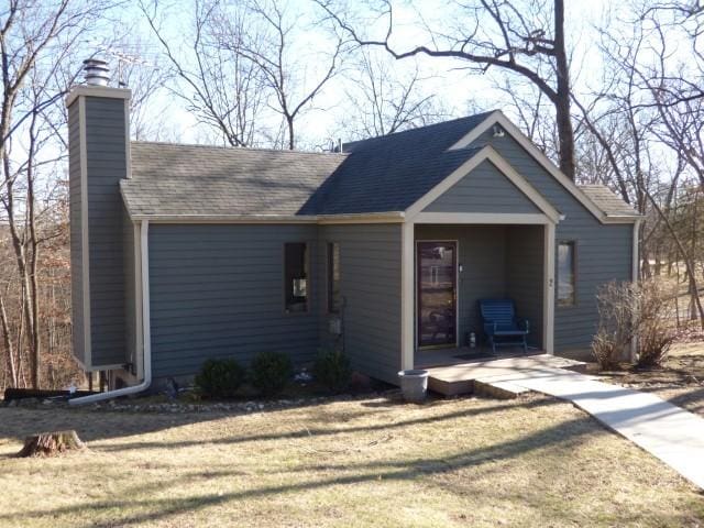 2 Tamarack Row, Galena, IL 61036 - view of front facade with a chimney and a front yard