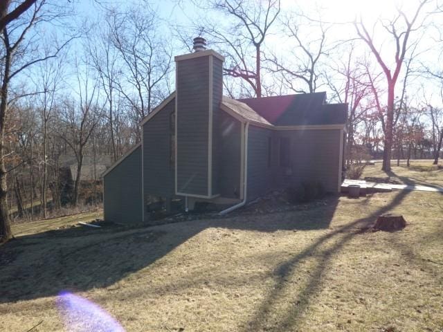 2 Tamarack Row, Galena, IL 61036 - rear view of property featuring a chimney