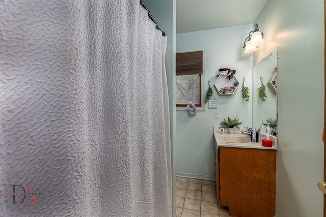 2598 N 2739th Rd, Marseilles, IL 61341 - bathroom featuring vanity and tile patterned floors