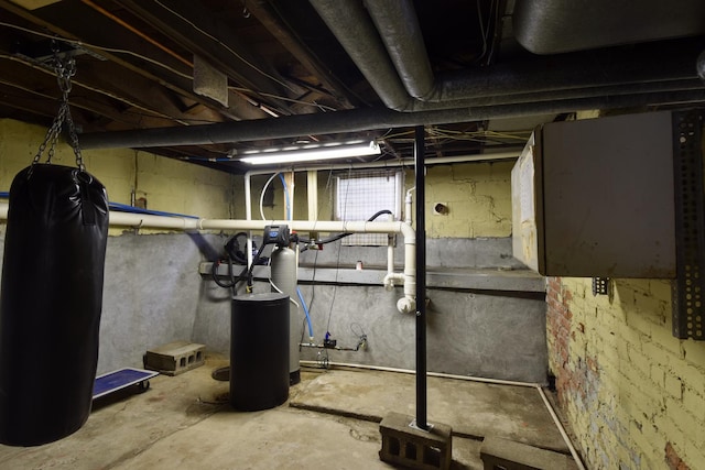 904 E Madison St, Pontiac, IL 61764 - below grade area featuring a water softener system