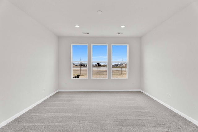 3245 Lincoln Prairie Blvd, Aurora, IL 60503 - unfurnished room featuring carpet, baseboards, and recessed lighting