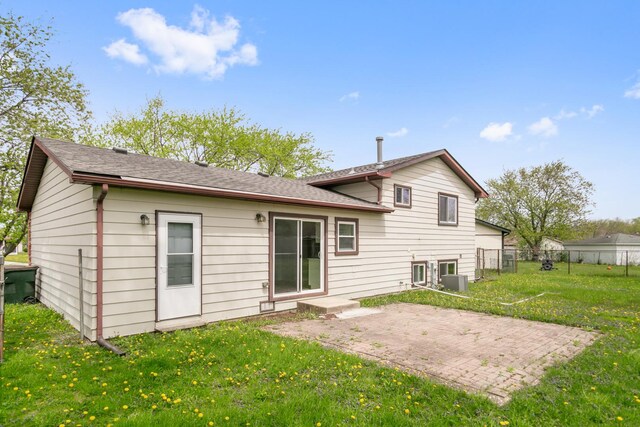 3858 Holly Ct, Country Club Hills, IL 60478 - rear view of house featuring a patio area and a shingled roof