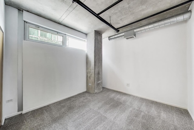 700 W Van Buren St Unit 1301, Chicago, IL 60607 - below grade area with carpet and baseboards