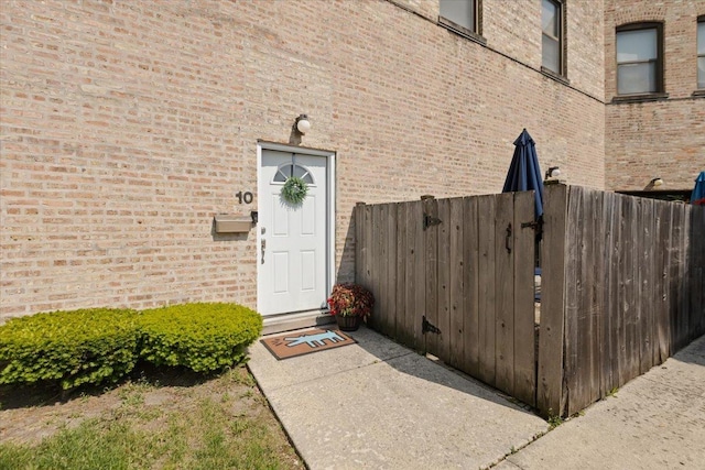 3713 Grand Blvd Unit 10, Brookfield, IL 60513 - property entrance with brick siding