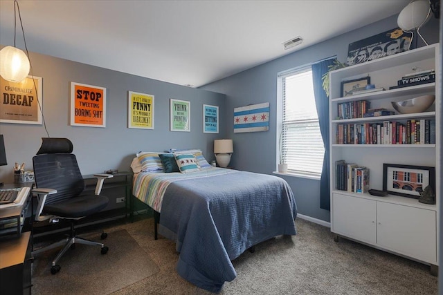 3713 Grand Blvd Unit 10, Brookfield, IL 60513 - carpeted bedroom featuring baseboards and a desk