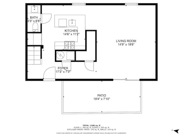 3713 Grand Blvd Unit 10, Brookfield, IL 60513 - view of room layout