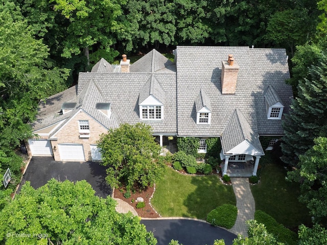 1360 Turvey Rd, Downers Grove, IL 60515 - view from above of property