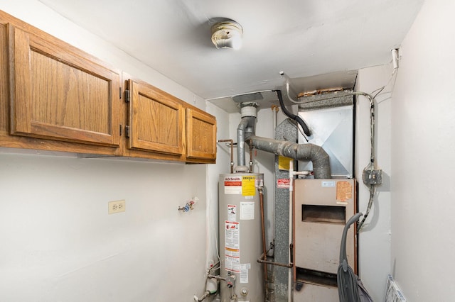 2265 Windsor Ln, Country Club Hills, IL 60478 - utility room featuring water heater