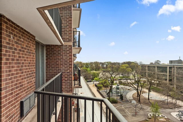 4170 N Marine Dr Unit 6L, Chicago, IL 60613 - view of balcony