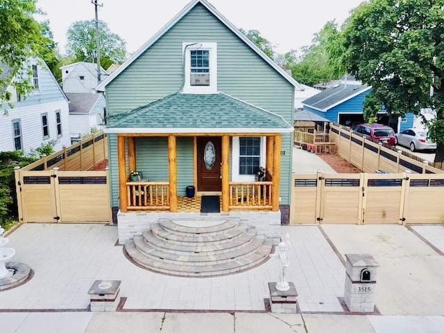 3515 Union Ave, Steger, IL 60475 - view of front of house featuring a gate and a shingled roof