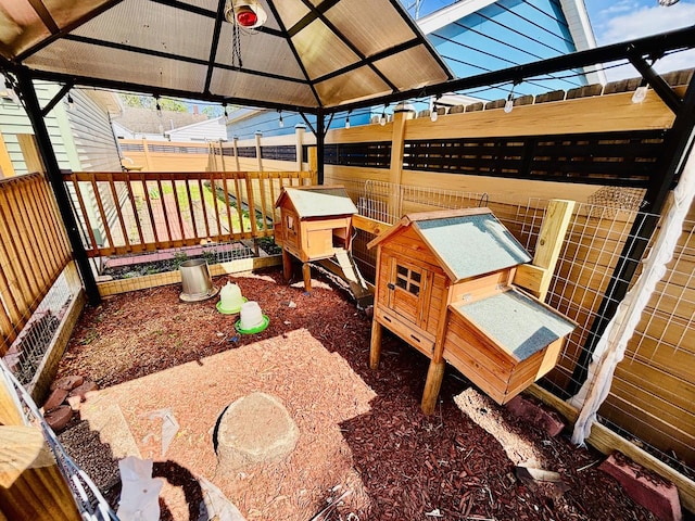 3515 Union Ave, Steger, IL 60475 - deck featuring exterior structure and a gazebo