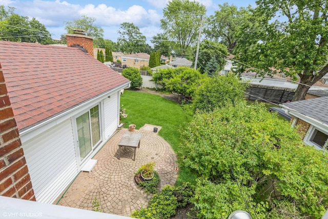 9445 Le Claire Ave, Skokie, IL 60077 - view of yard featuring a patio area