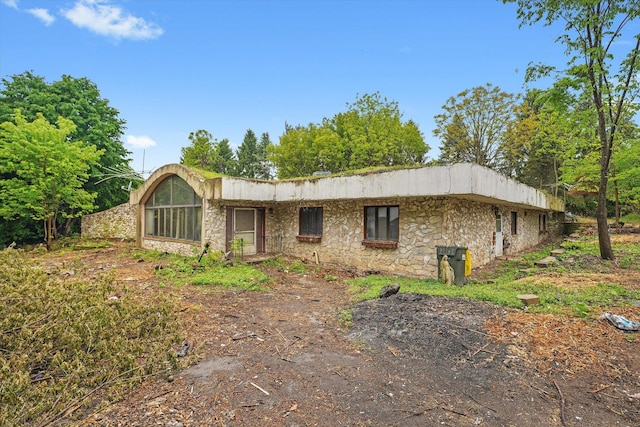 9033 Winn Rd, Spring Grove, IL 60081 - rear view of property with stone siding