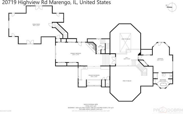 20719 Highview Rd, Marengo, IL 60152 - floor plan / room layout