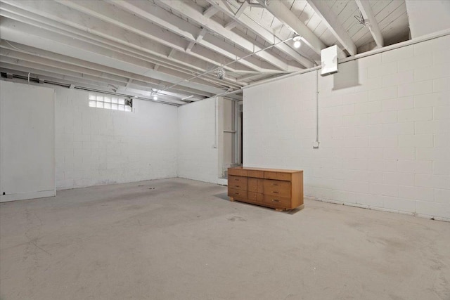 2906 Bethel Blvd, Zion, IL 60099 - basement with concrete block wall