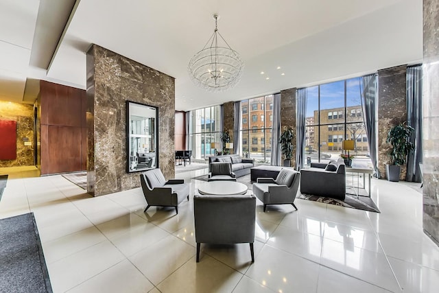 655 W Irving Park Rd Unit 4212, Chicago, IL 60613 - lobby with floor to ceiling windows