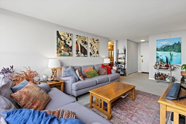 655 W Irving Park Rd Unit 4212, Chicago, IL 60613 - carpeted living room featuring baseboards