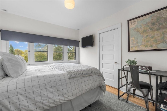 2087 W Greenleaf Ave, Chicago, IL 60645 - bedroom with multiple windows and wood finished floors