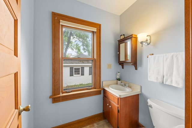 310 Forest Ave, Glen Ellyn, IL 60137 - bathroom with vanity and toilet