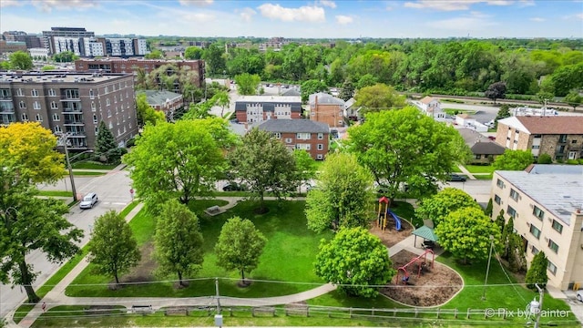 1327 Brown St Unit 206, Des Plaines, IL 60016 - aerial view