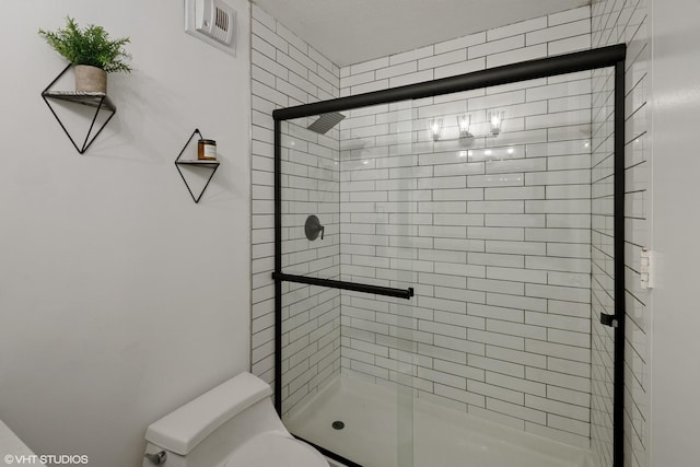 405 N Wabash Ave Unit 713, Chicago, IL 60611 - bathroom with a shower stall and toilet