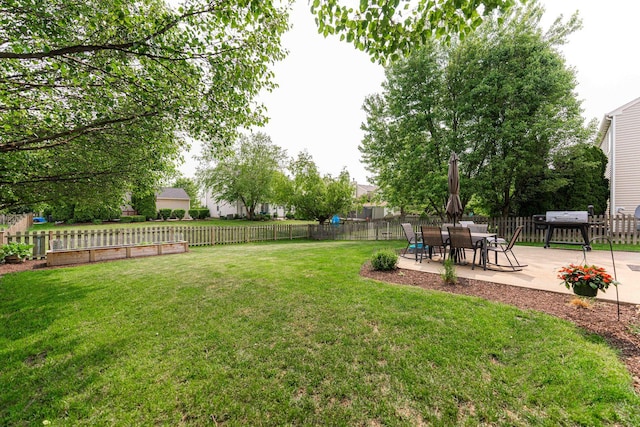 86 E Hummingbird Ave, Cortland, IL 60112 - view of yard with a patio