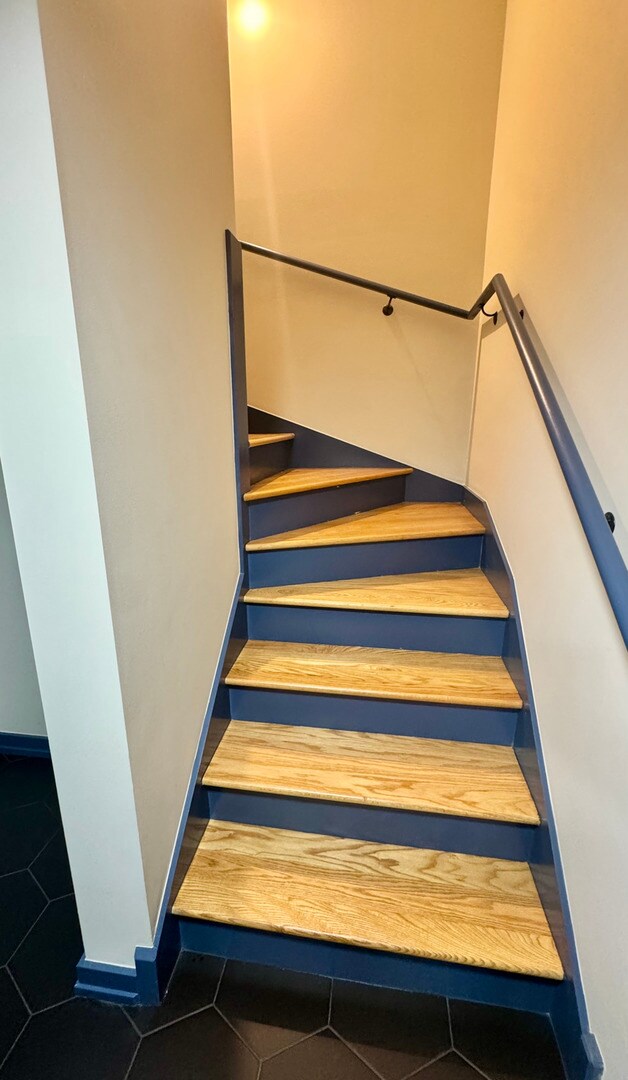1110 W Marquette Rd, Chicago, IL 60621 - stairs with tile patterned flooring