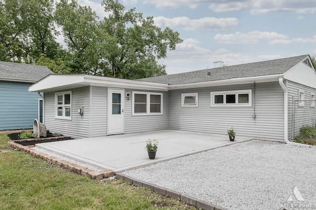 16568 Plainview Dr, Markham, IL 60428 - rear view of property with a patio area and roof with shingles