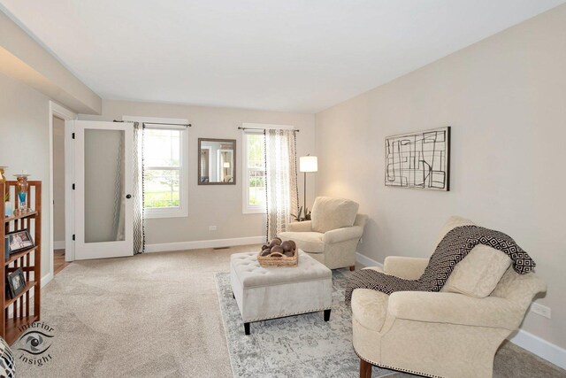 883 White Tail Bnd, Manteno, IL 60950 - living area with baseboards and carpet flooring