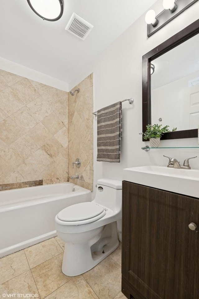 3849 W Ainslie St Unit 1, Chicago, IL 60625 - full bath with toilet, bathing tub / shower combination, and vanity