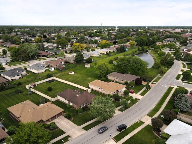 7618 W 157th St, Orland Park, IL 60462 - aerial overview of property's location with nearby suburban area and a nearby body of water
