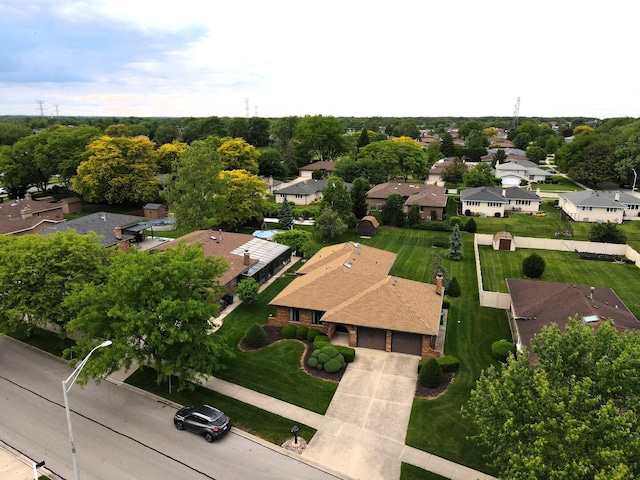 7618 W 157th St, Orland Park, IL 60462 - aerial view of residential area