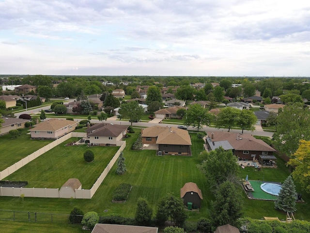 7618 W 157th St, Orland Park, IL 60462 - aerial overview of property's location featuring nearby suburban area