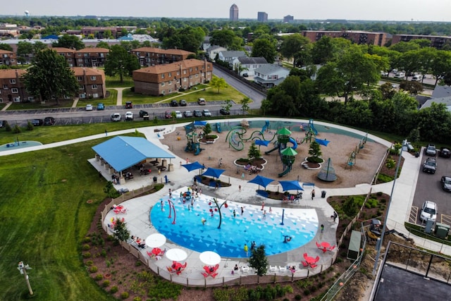 720 Wellington Ave Unit 206, Elk Grove Village, IL 60007 - aerial view of a community park