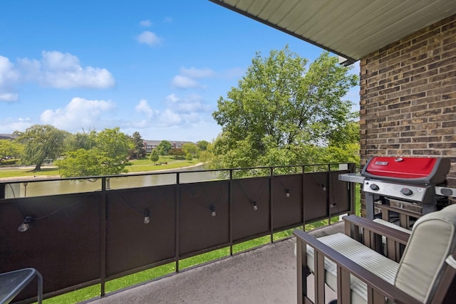 720 Wellington Ave Unit 206, Elk Grove Village, IL 60007 - balcony featuring grilling area