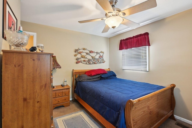 129 S Hammes Ave, Joliet, IL 60436 - carpeted bedroom with a ceiling fan and baseboards