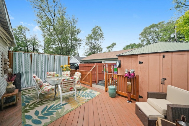 14848 Keystone Ave, Midlothian, IL 60445 - deck featuring outdoor dining area