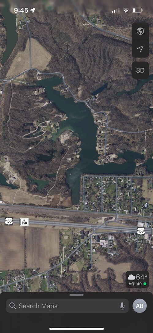 423 Mallard Pt, Danville, IL 61832 - aerial map of property and surrounding area