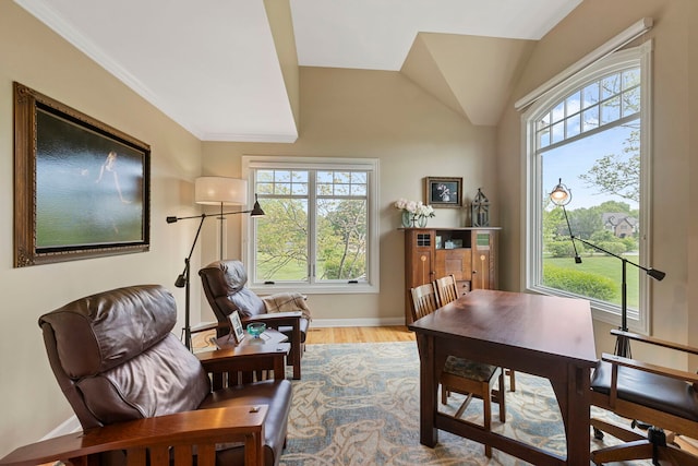 20142 N Deer Chase Ct, Deer Park, IL 60010 - office space with plenty of natural light, wood finished floors, and baseboards