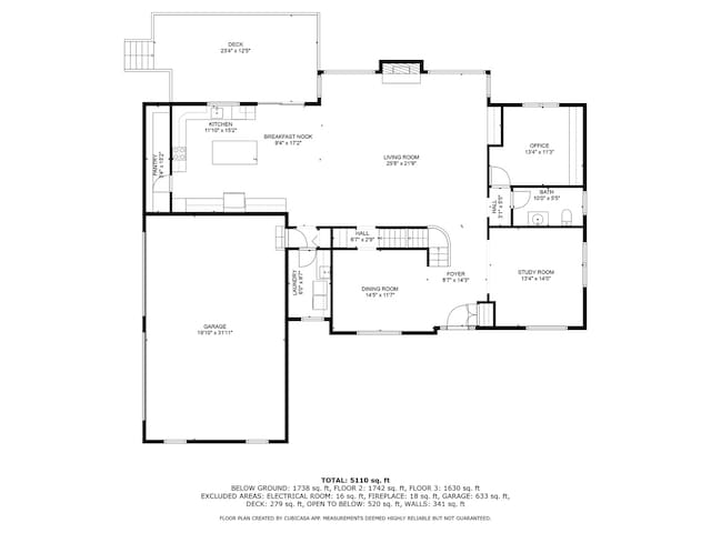 20142 N Deer Chase Ct, Deer Park, IL 60010 - property floor plan