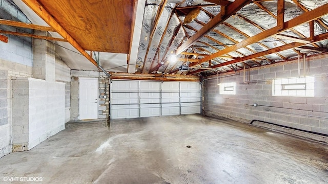 524 Escanaba Ave, Calumet City, IL 60409 - garage with concrete block wall