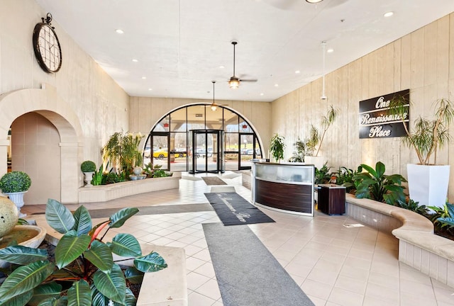 1 Renaissance Pl Unit 805, Palatine, IL 60067 - welcome area featuring a ceiling fan and recessed lighting