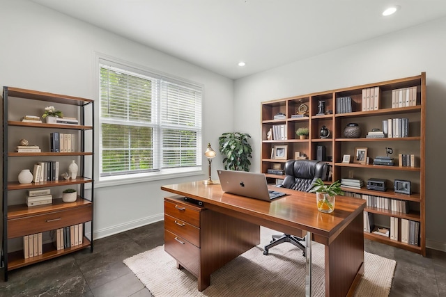 3026 Jackson Dr, Arlington Heights, IL 60004 - office featuring baseboards and recessed lighting